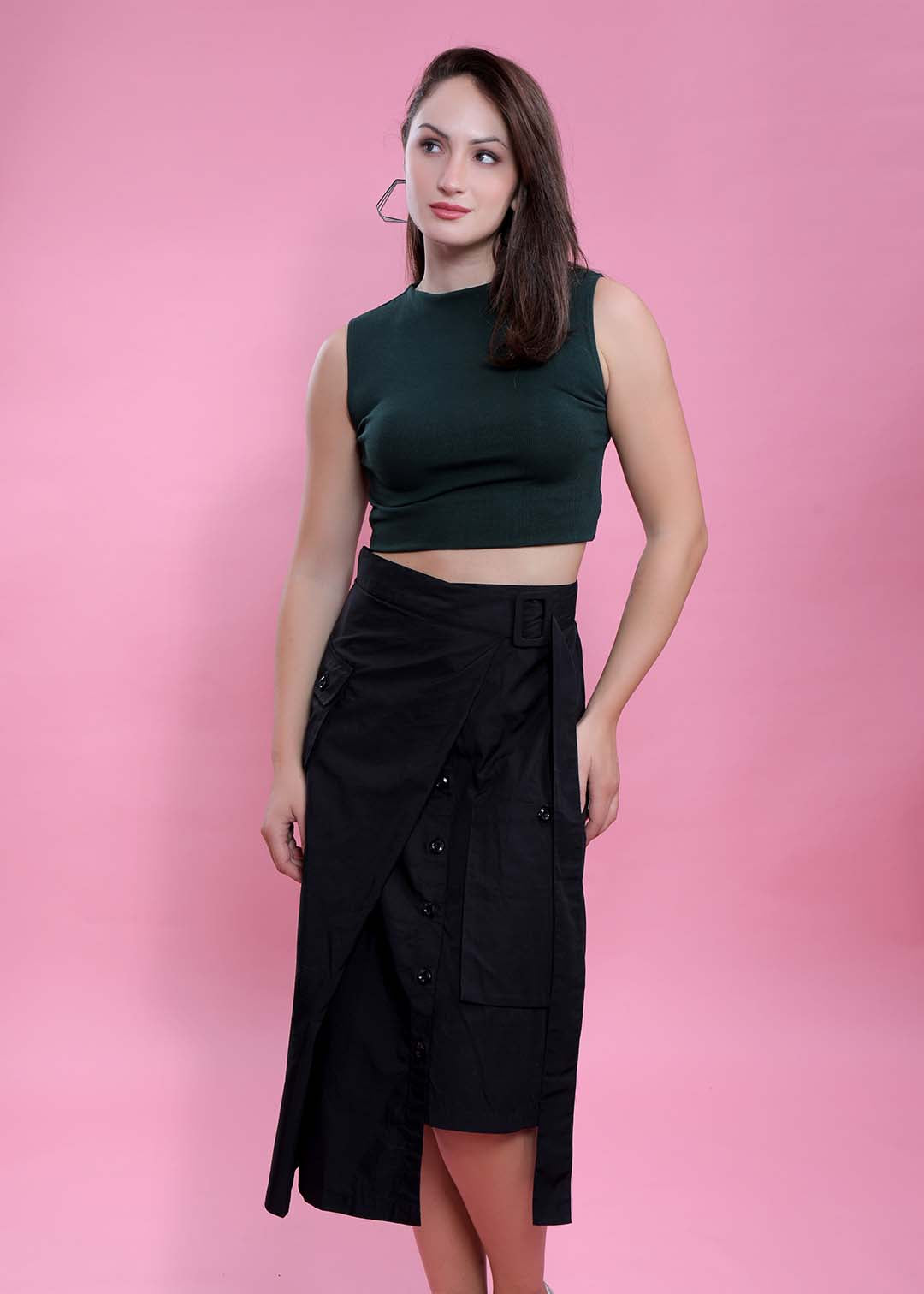 Midi Cargo Skirt