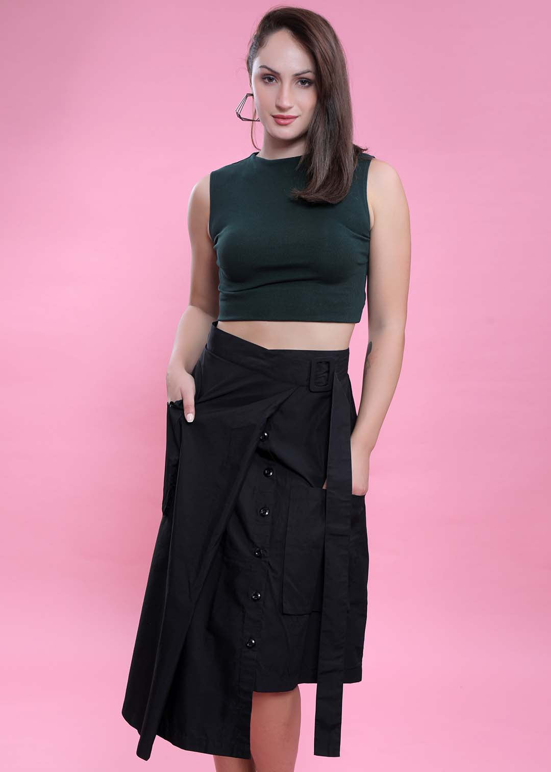 Midi Cargo Skirt