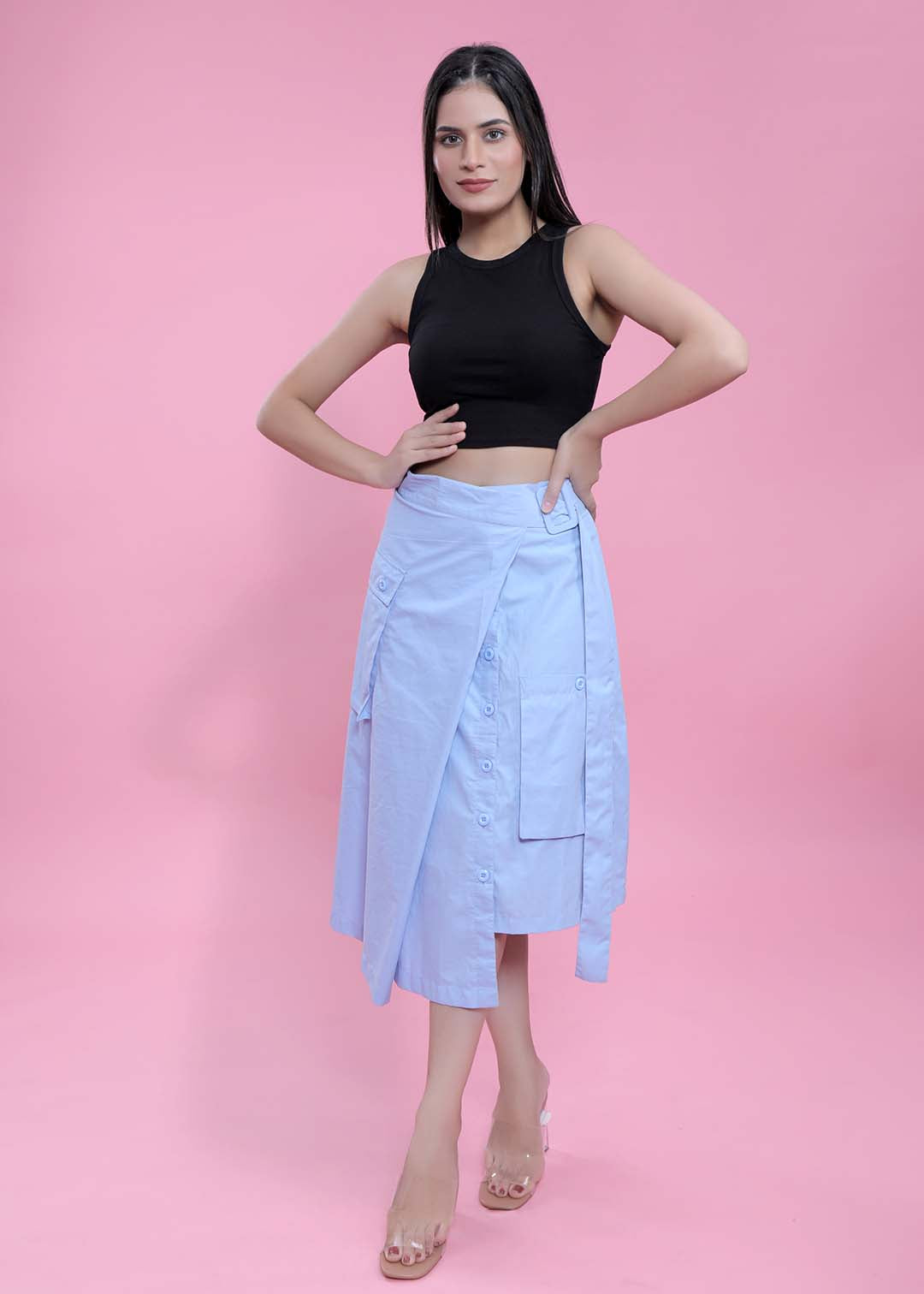 Midi Cargo Skirt