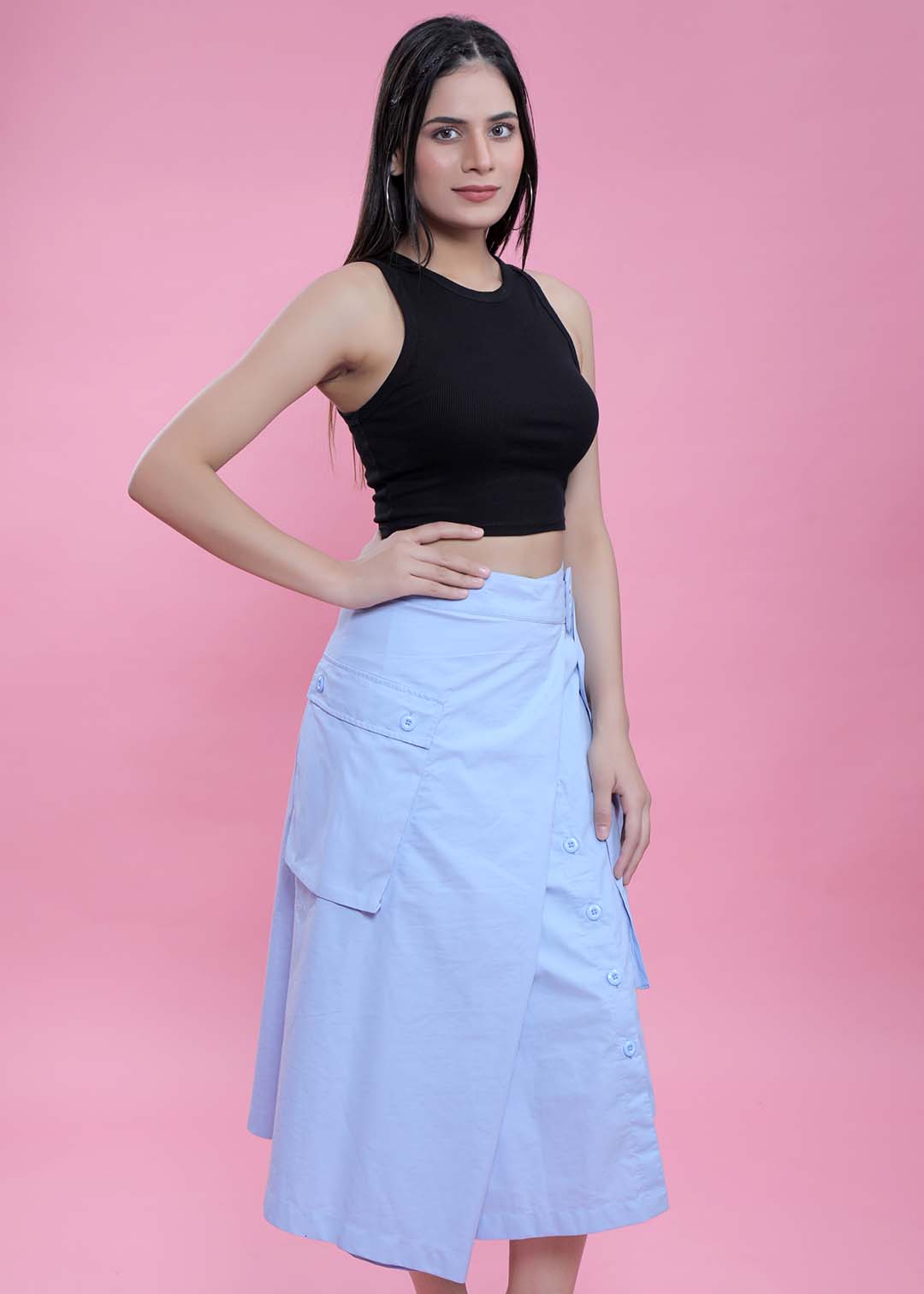 Midi Cargo Skirt