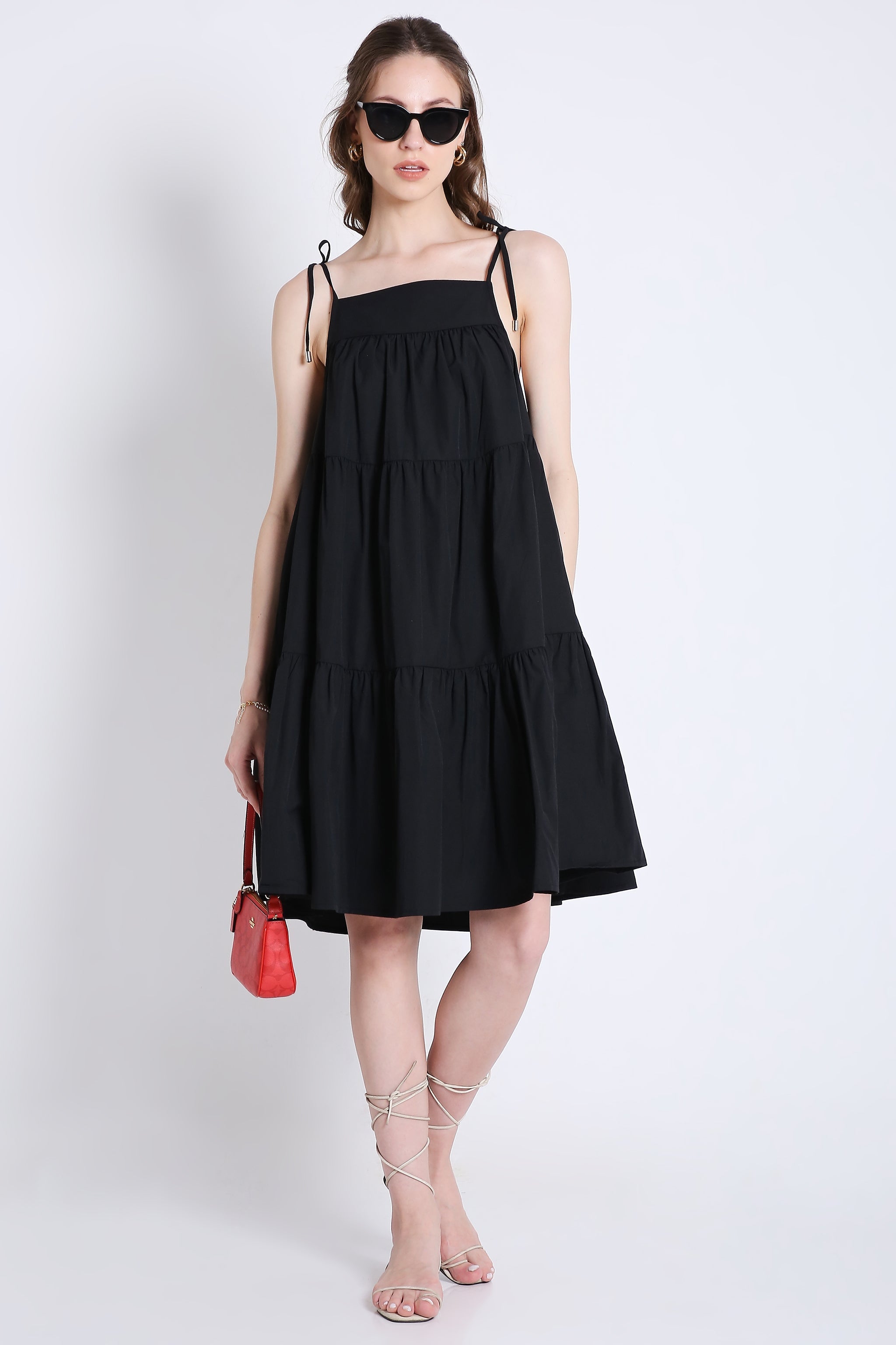 Short Summer Flared Dress