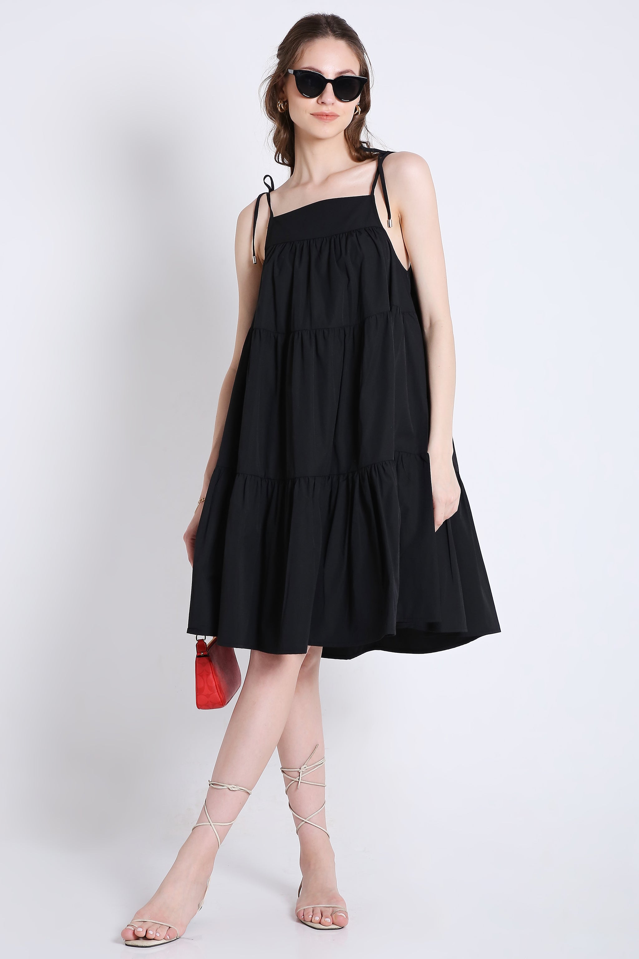 Short Summer Flared Dress