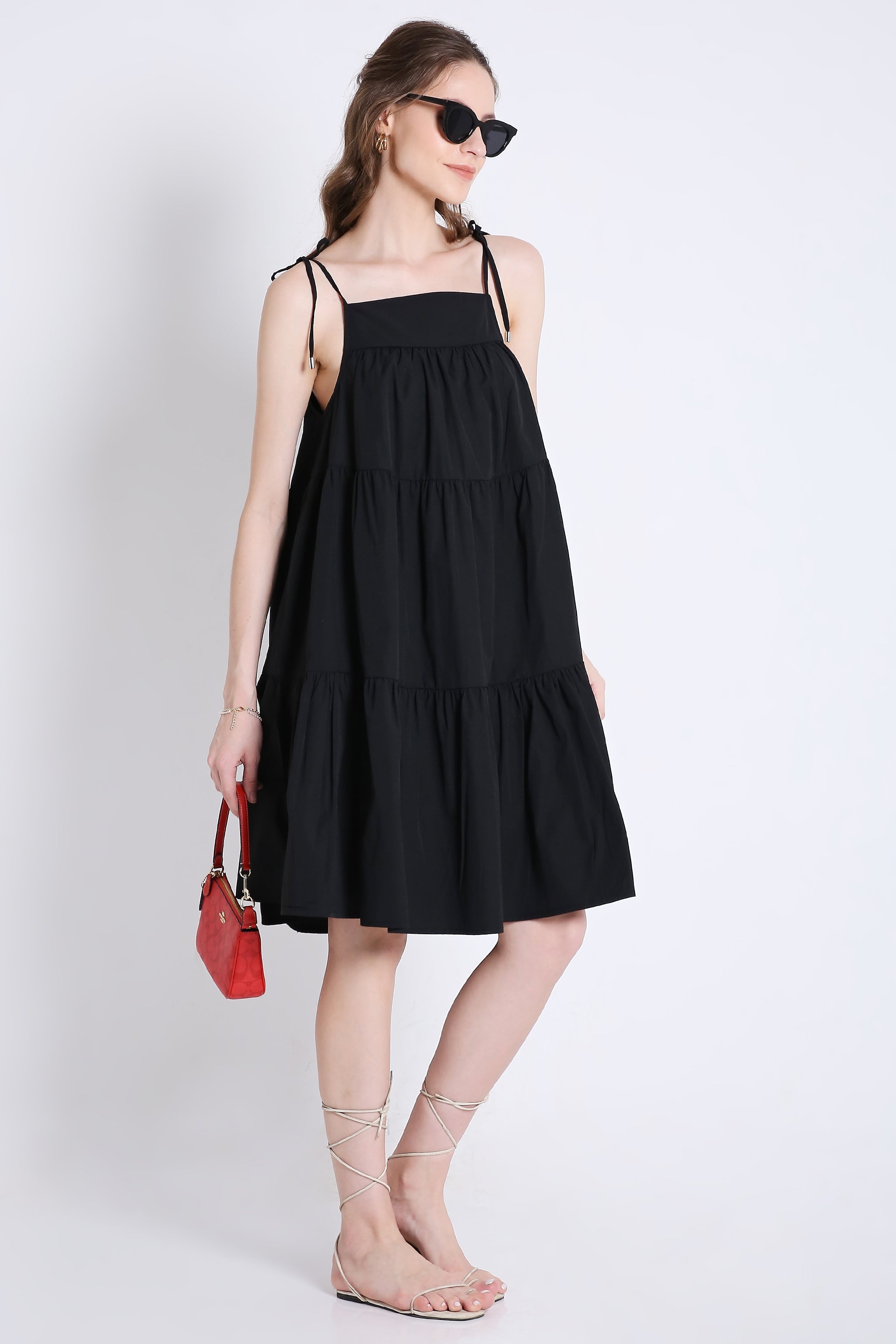 Short Summer Flared Dress