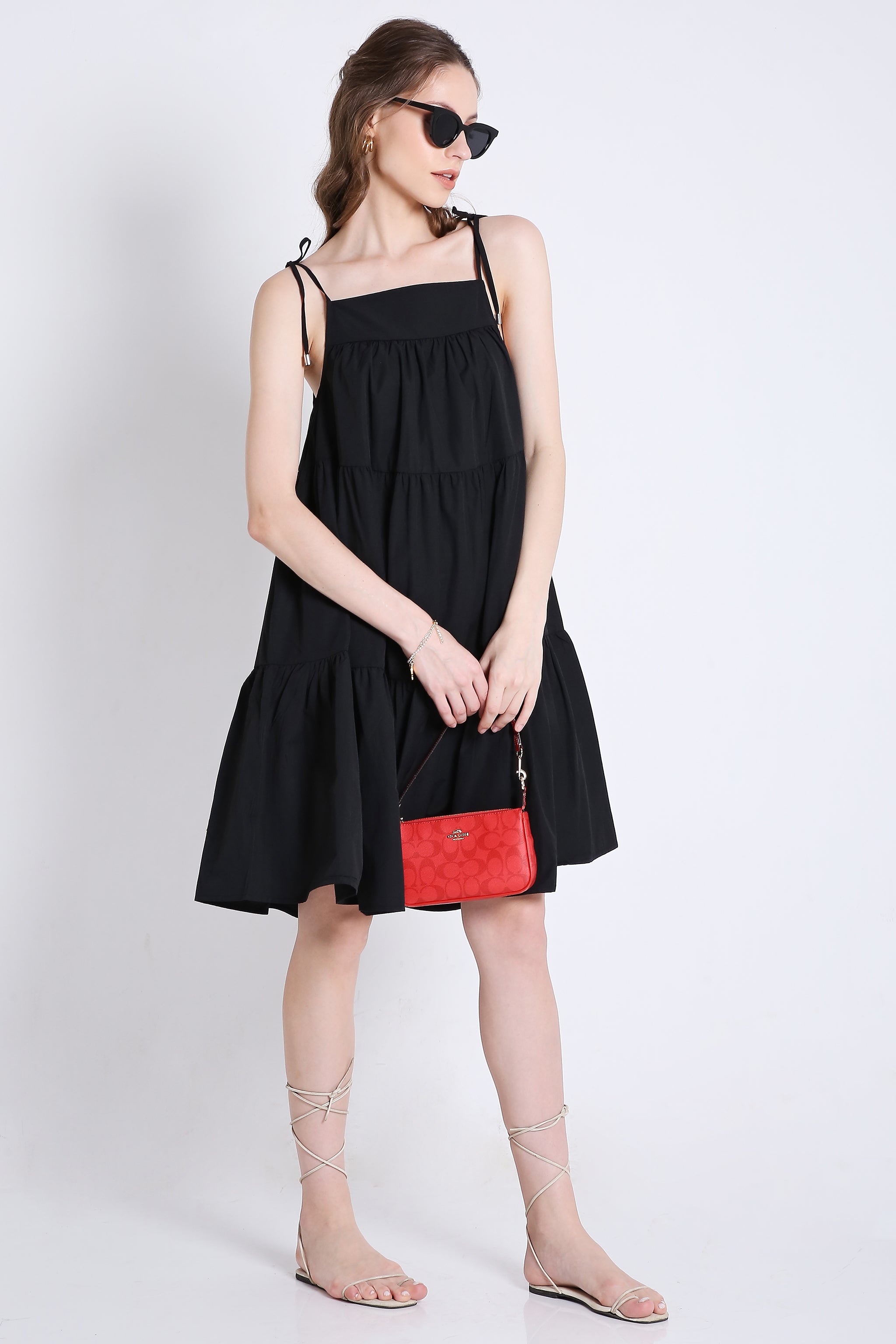 Short Summer Flared Dress