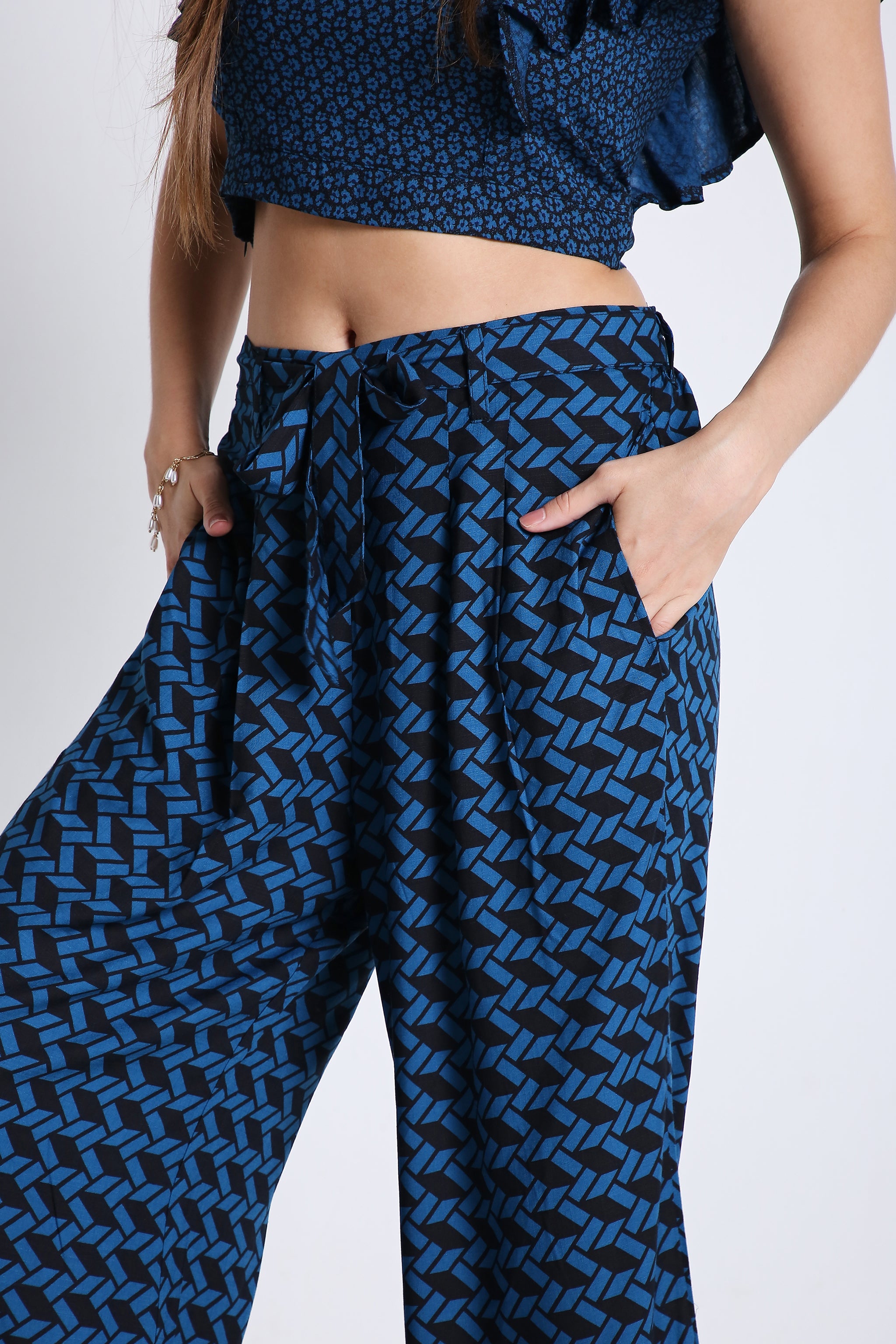 Long Flared Co-Ord Set Pant