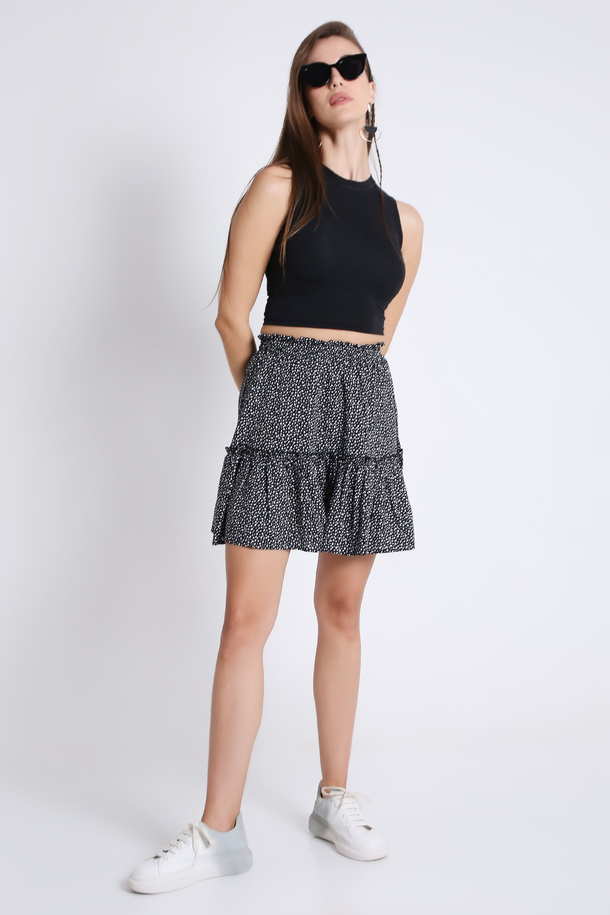 Mini Flared Skirt