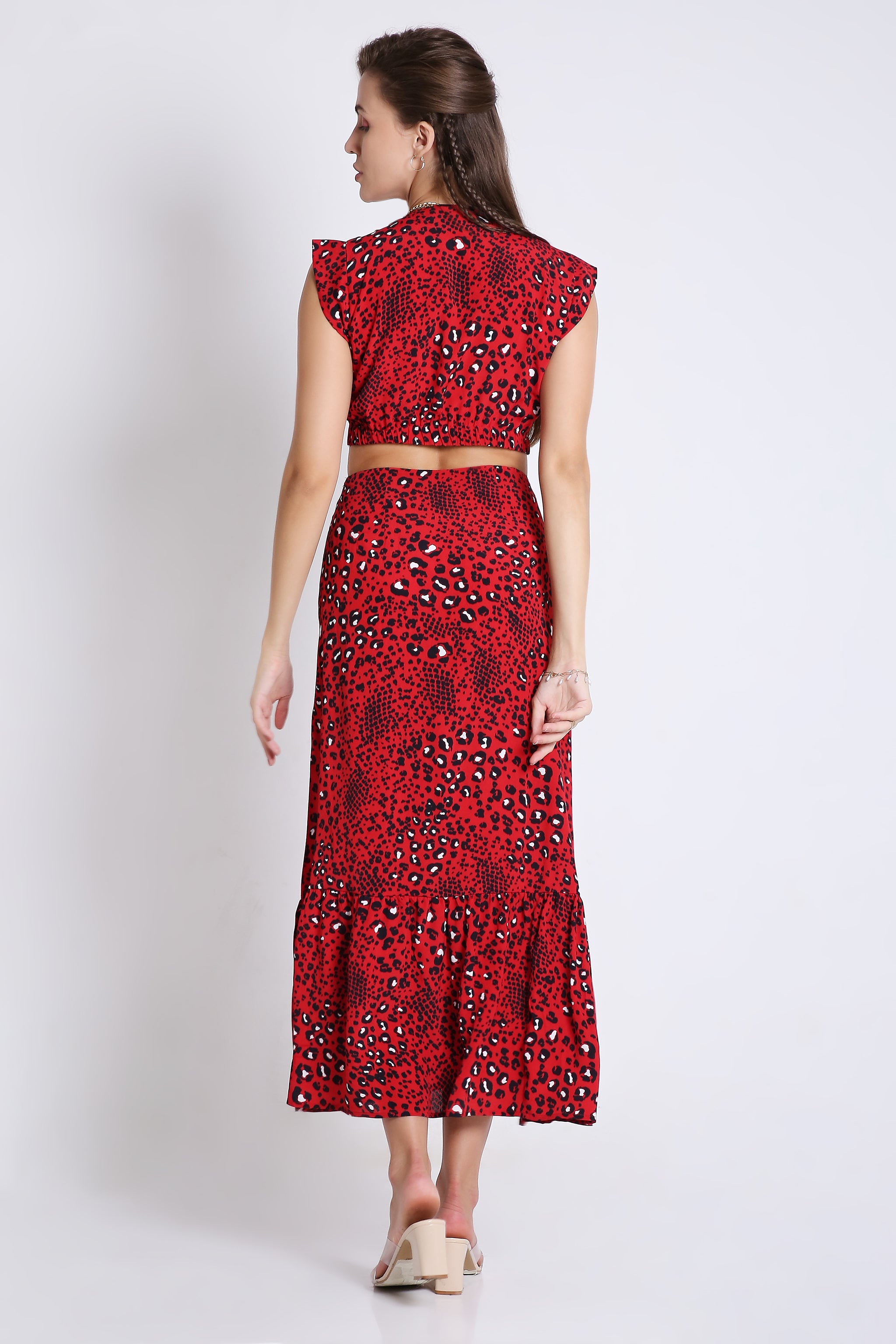 Printed Viscose Resort Vibe Long Dress