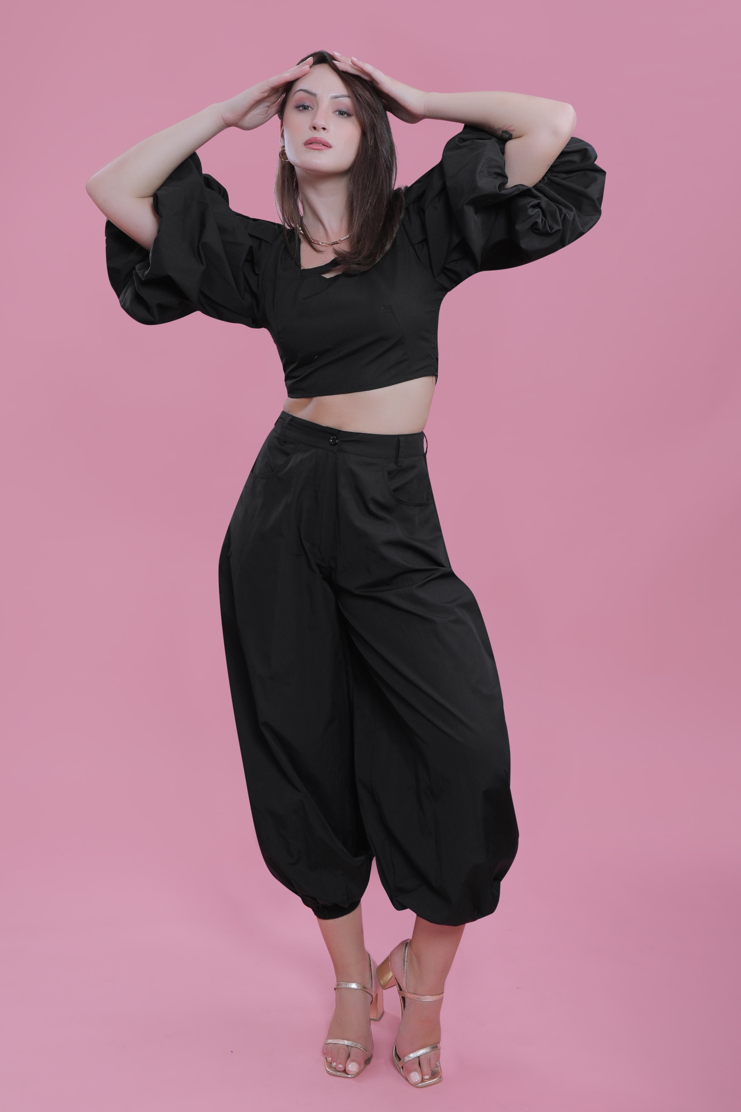 Balloon Fit Co-Ord Set Pant